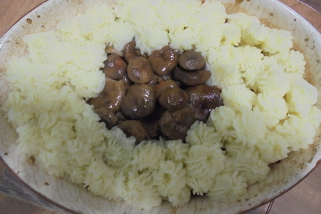 Картофельно-грибно-мясная запеканка: шаг 8