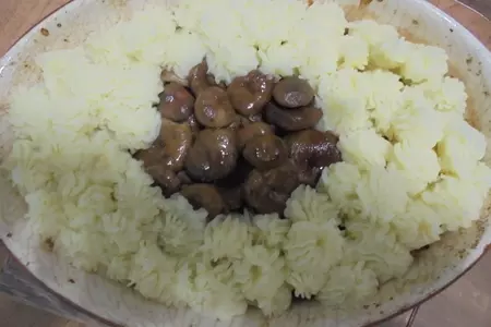 Картофельно-грибно-мясная запеканка: шаг 8
