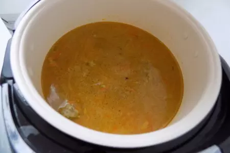 Гороховый суп, томлённый со сливочным маслом: шаг 7