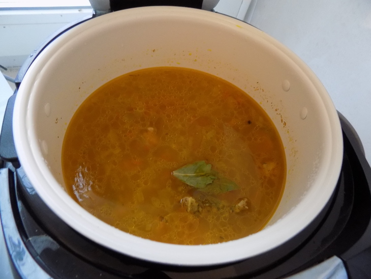 Гороховый суп, томлённый со сливочным маслом: шаг 8