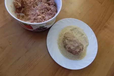 Говяжьи котлеты с овсянкой.: шаг 3