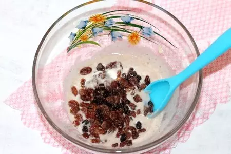 Овсяное печенье с бананом и изюмом: шаг 3