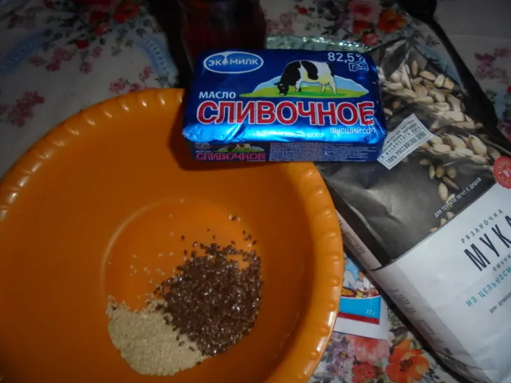 Крекеры цельнозерновые: шаг 1