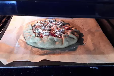 "ржаная,  яблочная галета с корицей и  грецкими орехом".: шаг 9