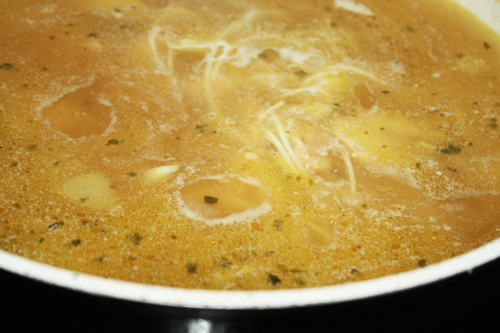 Сливочный куриный суп: шаг 7