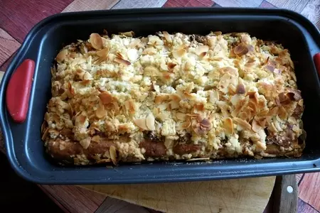 Пирог с яблоками и штрейзелем.: шаг 4