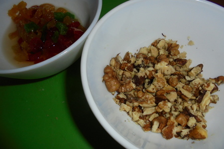 Кекс с грецкими орехами, кумкватом и вишневым джемом: шаг 2