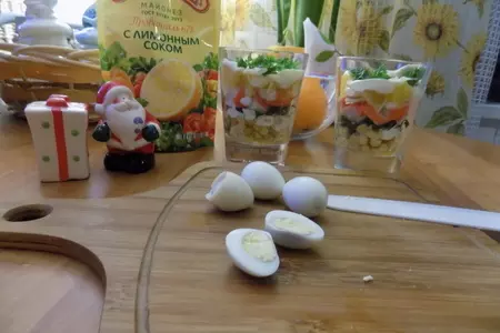 Крабовый салат с апельсином: шаг 5