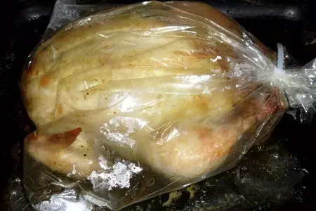Запеченная фаршированная курочка: шаг 12
