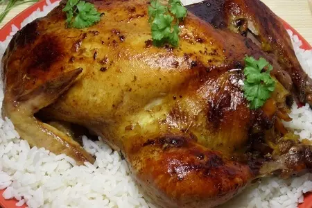 Запеченная фаршированная курочка: шаг 14