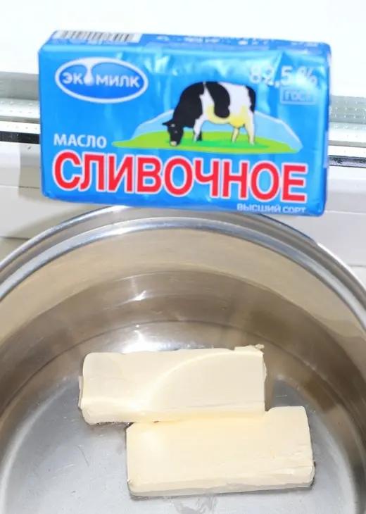 Торт-мороженое с манговым парфе: шаг 1