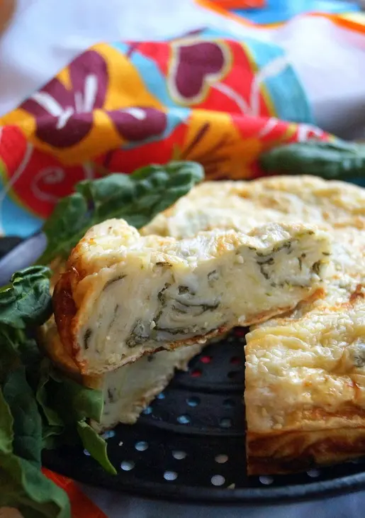 Улитка с сыром и шпинатом.: шаг 8
