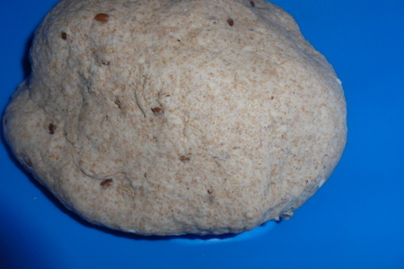 Цельнозерновой хлеб с семенами льна и кунжутом: шаг 6