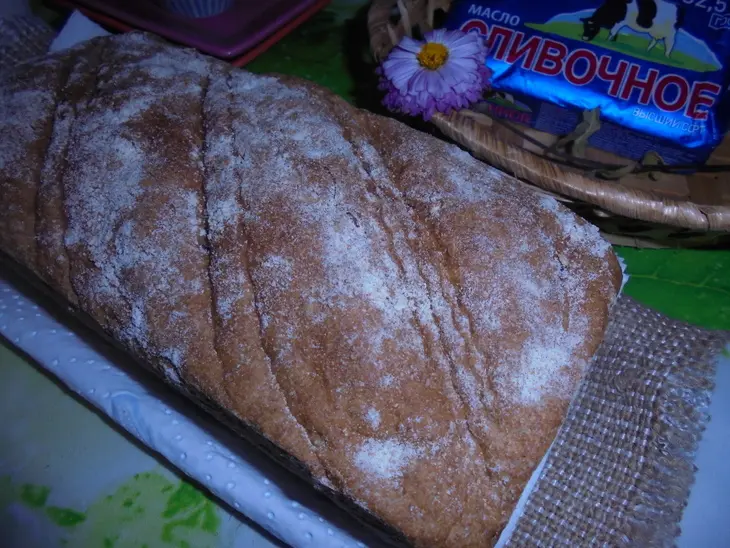 Цельнозерновой хлеб с семенами льна и кунжутом: шаг 9