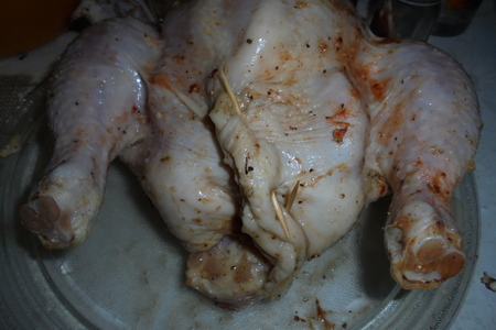 Курица в чесночном маринаде с айвой: шаг 5