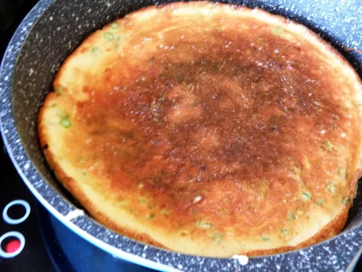 Салат с ветчиной и пикантным омлетом «мозаика вкуса».: шаг 2