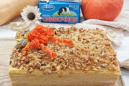 Тыквенный медовик: шаг 18