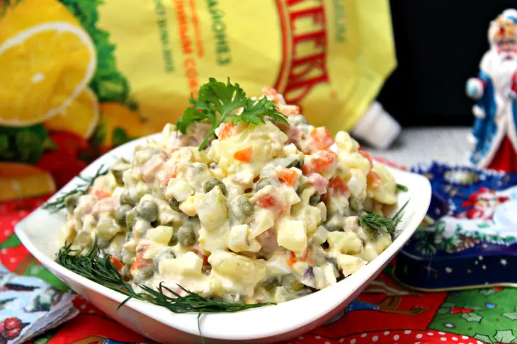 Салат "зимний": шаг 6