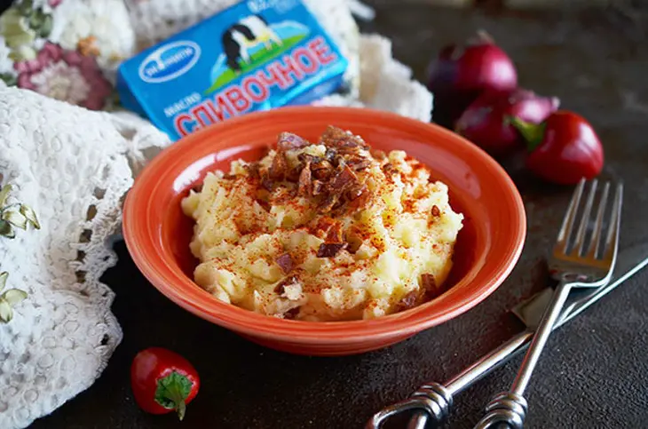 Сливочное пюре с чесноком и луком: шаг 8