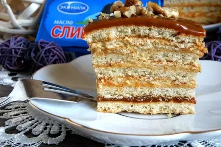 Торт без выпечки «коровушка му».: шаг 8