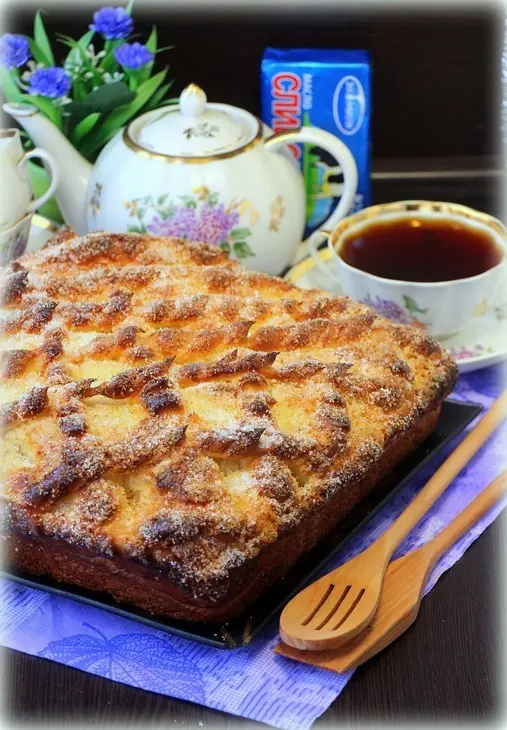 Сахарный пирог под кокосовой корочкой: шаг 8