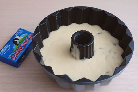 Кекс молочный с черносливом: шаг 9