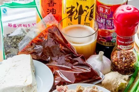Мапо доуфу (麻婆豆腐): шаг 1
