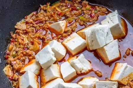 Мапо доуфу (麻婆豆腐): шаг 5