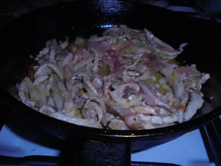 Бефстроганов с картофельными шанежками: шаг 8