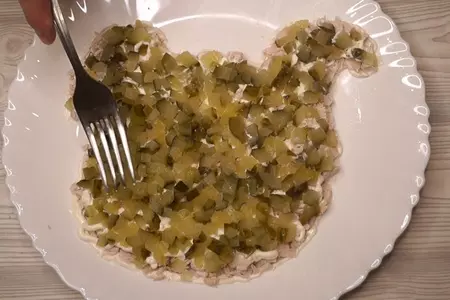 Салат "год собаки": шаг 3