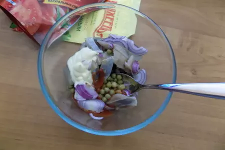 Закуска с сельдью: шаг 3