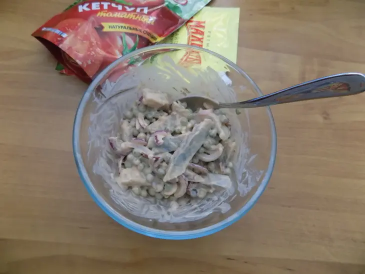 Закуска с сельдью: шаг 4