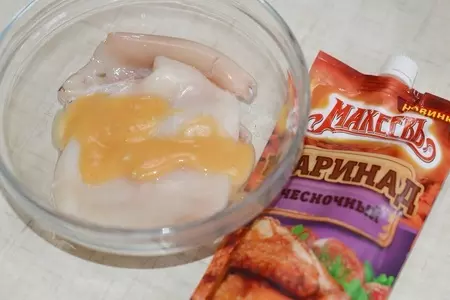 Закуска из цветной капусты с кальмаром.: шаг 1