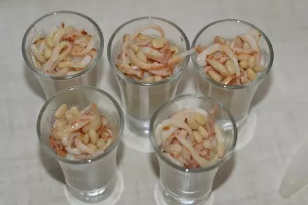 Закуска из цветной капусты с кальмаром.: шаг 5