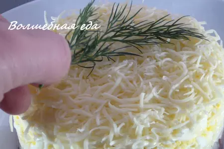 Новогодний салат "селедка под снегом": шаг 4