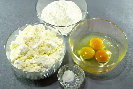Творожные "перинки": шаг 1