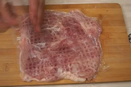 Куриный рулет "минутка": шаг 1