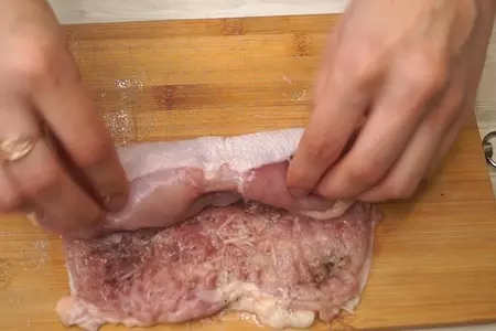 Куриный рулет "минутка": шаг 2