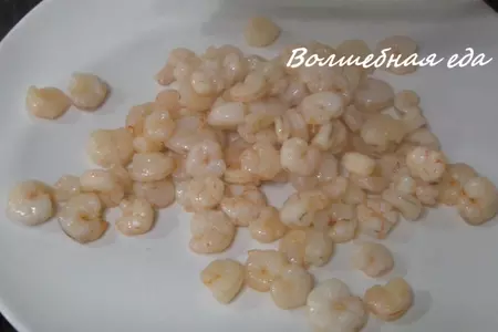 Тарталетки с авокадо, сыром и креветками: шаг 2