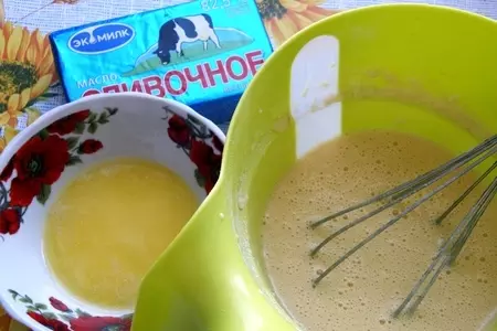 Блинчики на яблочном соке с яблочной начинкой.: шаг 6