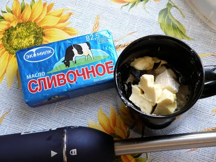 Баклажановые оладьи с брынзовым кремом.: шаг 6