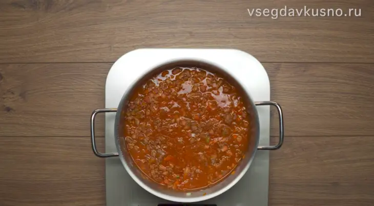 Лазанья с рагу болоньезе и соусом бешамель: шаг 5