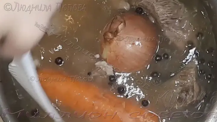 Холодец из говядины и свиных ножек: шаг 5