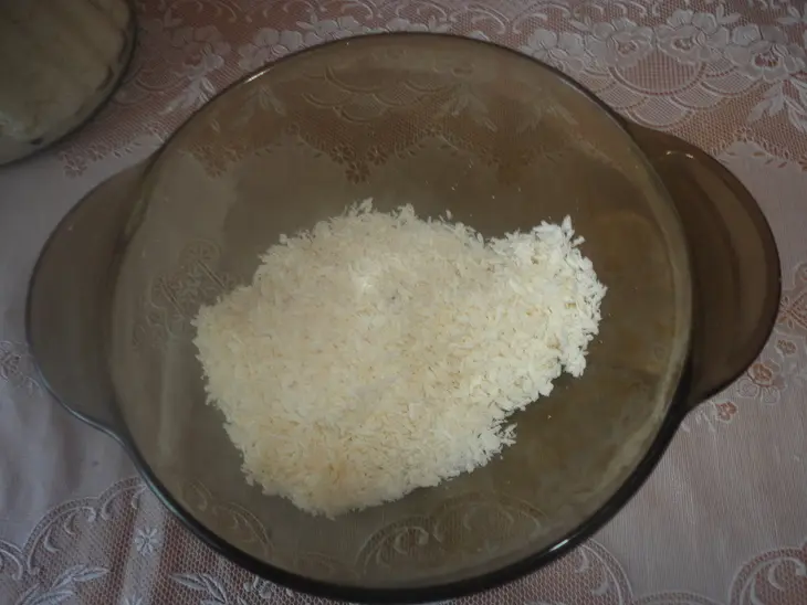 Оладьи на рисовой муке с кокосом и черникой: шаг 6