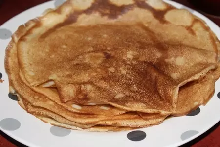 Классические бездрожжевые блины: шаг 6