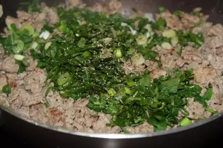 "бочонки с мясом" или блинчики с мясом "любимые": шаг 5