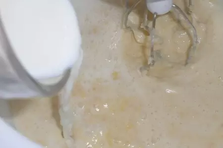 Кукурузные блины с сыром и укропом: шаг 3