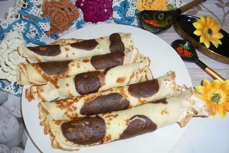 Блины "коровки": шаг 8