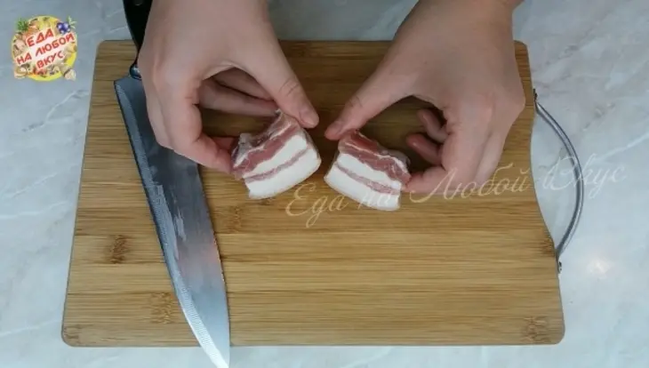 Сало в рассоле по-деревенски: шаг 5