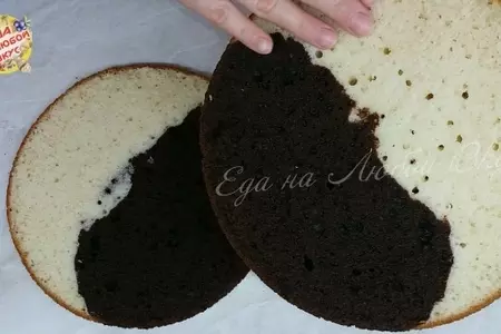 Торт кучерявый панчо с бананами: шаг 5